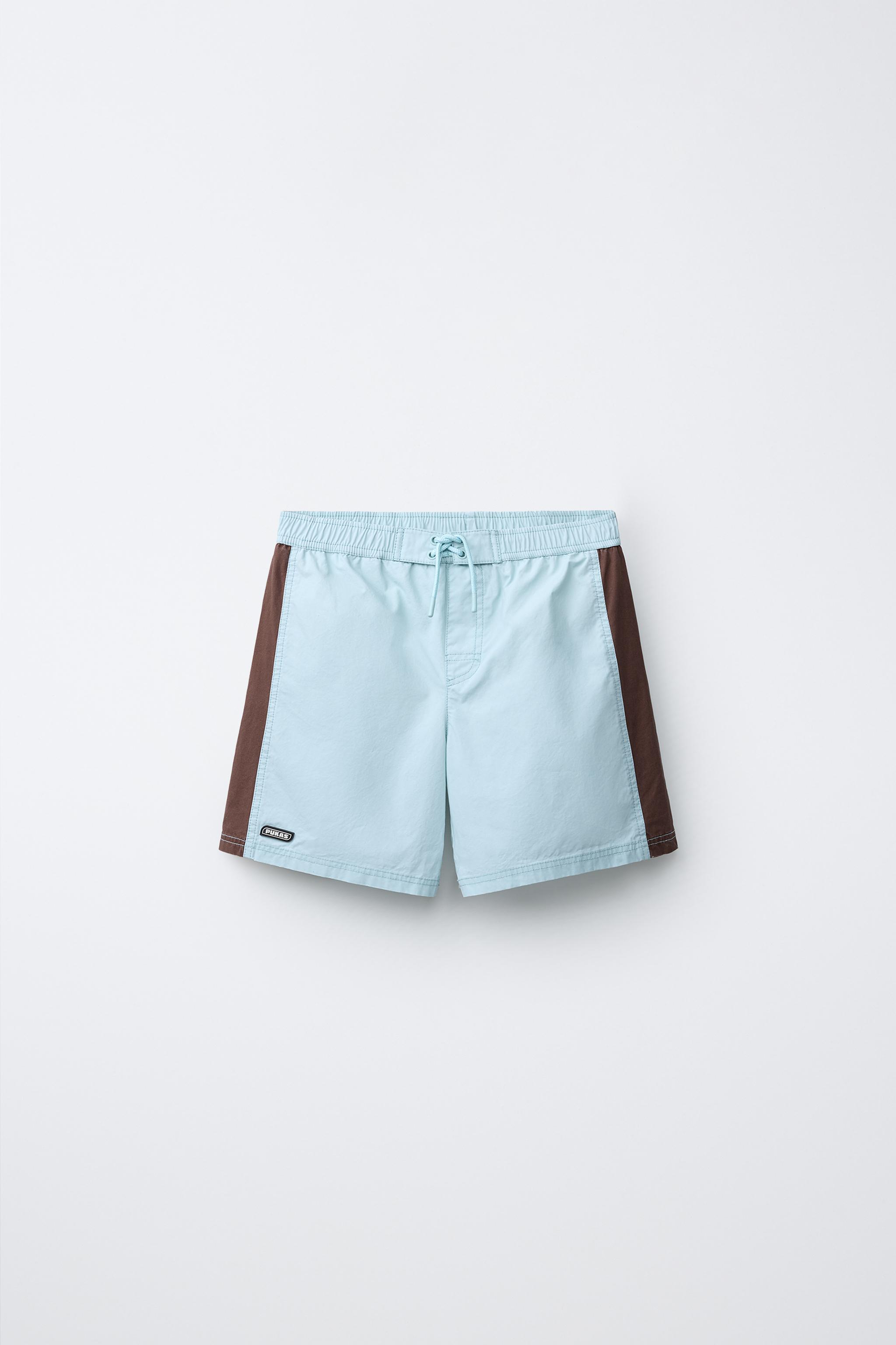 4-6 YEARS / PUKAS SURF COLOR BLOCK SWIM SHORTS